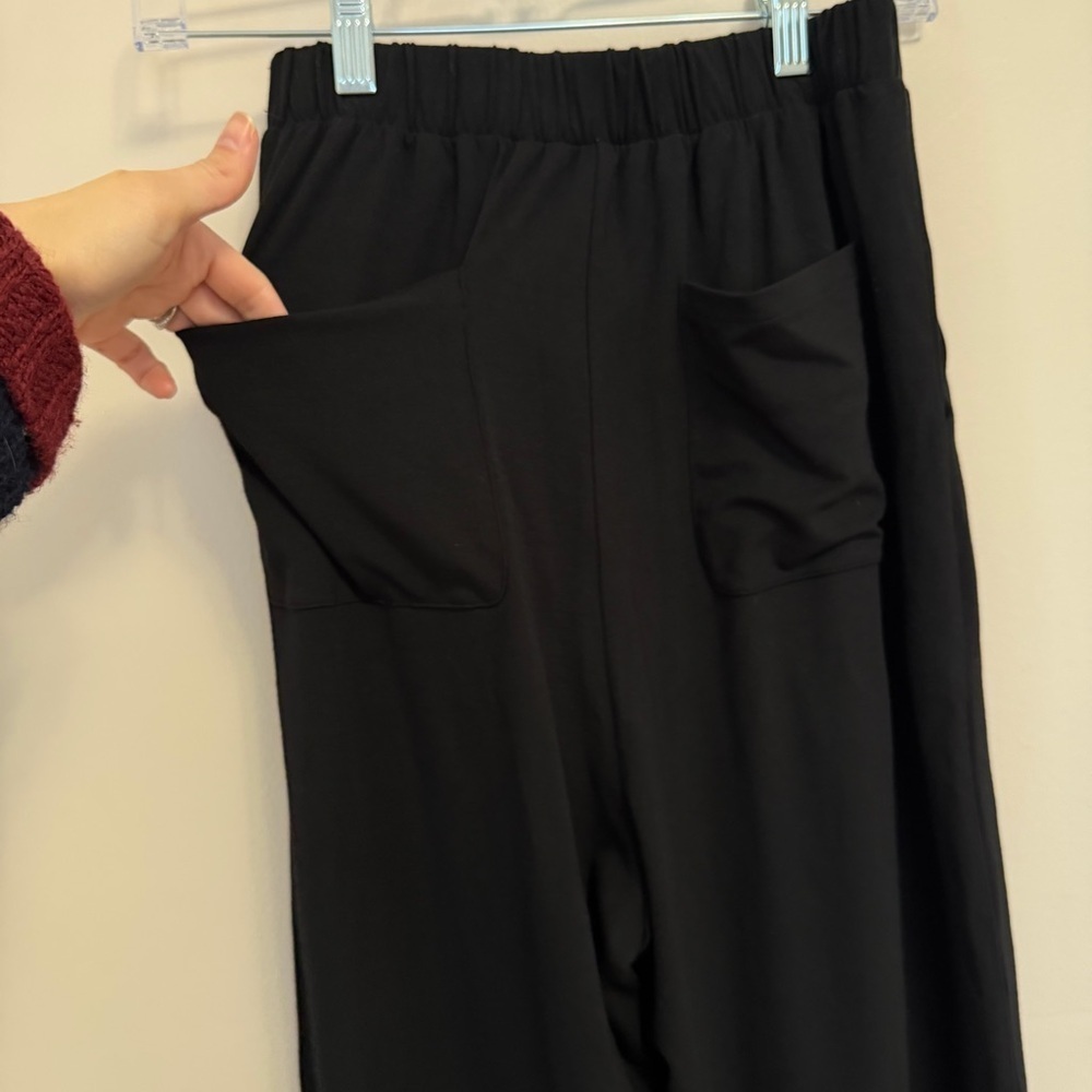 Universal Standard Jersey Drop Crotch Pants – Black – Size 4XS (00–0) NWT - Picture 10 of 16